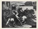 Gericault, Jean Louis , Corsa di cavalli a Roma