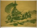 G&eacute;ricault, Th&eacute;odore , Studio per Zattera della Medusa