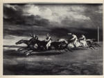 Géricault, Théodore , Corsa di cavalli a Epson