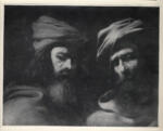 Gericault, Théodore , Testa e spalle di due uomini che portano turbanti -