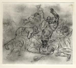 Géricault, Théodore , Lotta tra uomini