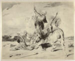 Géricault, Théodore , Caccia al leone