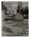 Gauguin, Paul , Paesaggio presso Arles. Paesaggio con covoni di fieno