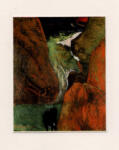 Gauguin, Paul , Au dessus de l'abìme, paesaggio con toro