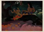 Gauguin, Paul , Fatata Te Miti, donne tahitiane in riva al mare