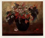 Gauguin, Paul , Vaso con fiori rossi
