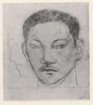 Gauguin, Paul , Volto di uomo