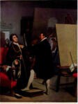 Ingres, Jean Auguste Dominique , Il tintoretto e l'Aretino -