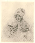 Ingres, Jean Auguste Dominique , Portrait of a lady Glenbervie -