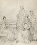 Ingres, Jean Auguste Dominique , La famille Stamaty -
