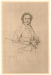 Ingres, Jean Auguste Dominique , - Uomo con violino