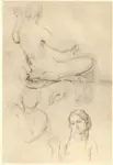 Anonimo , Ingres, Jean Auguste Dominique - sec. XIX - Studio per le bain turc