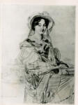 Ingres, Jean Auguste Dominique , Portrait de Mrs Badham