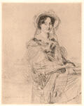 Ingres, Jean Auguste Dominique , Portrait de Mrs. Badham -
