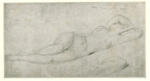 Ingres, Jean Auguste Dominique , - Studio di donna sdraiata