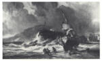 Isabey, Eugene , Navi trainate durante una tempesta -