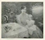 Laurent, Ernest , Au jardin