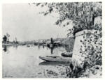 Lecomte, Paul , - veduta del fiume