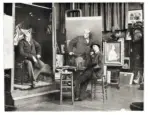 Lefebvre, Jules , Lefevbre Jules dans son atelier