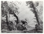 Legros, Alphonde , Moissonneuses surprises par l'orage