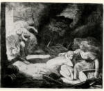 Legros, Alphonde , L'incendio -