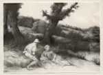 Anonimo , Legros, Alphonde - sec. XIX/ XX - Repos dans la campagne