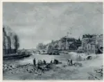 Lepine, Stanislas , Les Berges de la Seine &agrave; l'Ile Saint-Louis
