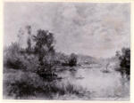 Maurice, Levis , Bord de la Seine, matinée de juillet"" -
