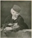 Manet, Edouard , Knabe mit kirschen