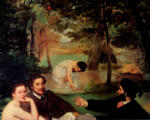 Manet, Edouard , Le déjeuner sur l'erbe - particolare