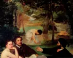 Manet, Edouard , Le d&eacute;jeuner sur l'erbe, particolare