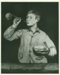 Manet, Edouard , A boy blowing bubbles