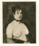 Manet, Edouard , Brune aux seins nud -