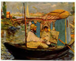 Anonimo , Manet, Edouard - sec. XIX - Monets schwinnendes atelier