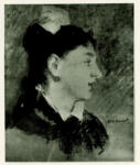 Manet, Edouard , Profilo di donna