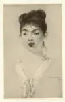 Manet, Edouard , Bildnis Mlle Lemaire