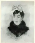 Manet, Edouard , Tete de Femme au noeud