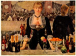 Manet, Edouard , Le Bar aux Folies - Bergères -