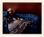 Manet, Edouard , La Signora Manet sul canapè azzurro -