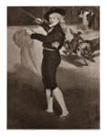 Manet, Edouard , M.lle Victorine in costume con spada -