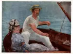 Manet, Edouard , In barca -