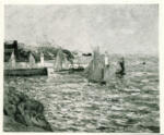 Maufra, Maxime , L'heure de la maraée, port de Palais, belle isle en mer
