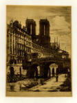 Meryon, Charles , Le petit pont -