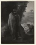 Millet, Jean Francois , Der Schaefer. Il pastore