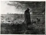 Millet, Jean Francois , Berger ramenant son troupeau