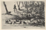 Millet, Jean Francois , The Shepherd. Il pastore