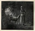 Millet, Jean Francois , Das Neugeborene. Il neonato