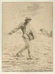 Millet, Jean Francois , Seminatore