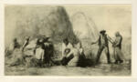 Millet, Jean Francois , Le repos de moissonneurs