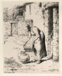 Millet, Jean Francois , Bäuerin. Contadina